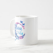 Pura Vida Blue Butterfly Coffee Mug (Devant gauche)