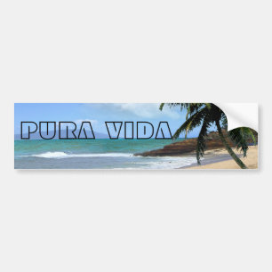 Pura Vida Bumpersticker