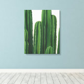 Pura Vida - Cacti Group Canvas Afdruk (Insitu (Houten vloer))