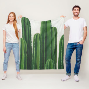 Pura Vida - Cacti Group Fleece Deken