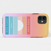 Pura Vida Costa Rica Beach Sunset Case-Mate iPhone Case (Achterkant (horizontaal))