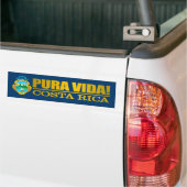 Pura Vida. Costa Rica Bumpersticker (Op Truck)