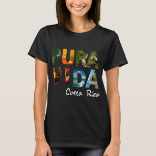 Pura Vida Costa Rica Mannen Vrouwen Kinder vriende T-shirt