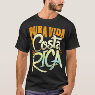 Pura Vida Costa Rica Mannen Vrouwen Kinderen (2) T-shirt