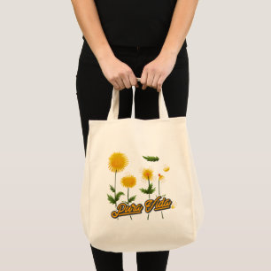 Pura Vida Costa Rica Motto Floral Tote Bag