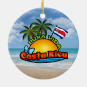 Pura Vida Costa Rica Ornament (Achterkant)