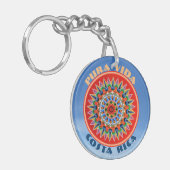 Pura Vida Costa Rica Sleutelhanger (Voorkant Links)