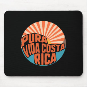 Pura Vida Costa Rica Zonsondergang Surfen Zomer Muismat