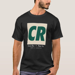Pura Vida Levensstijl Kunst Costa Rica Yoga & Surf T-shirt