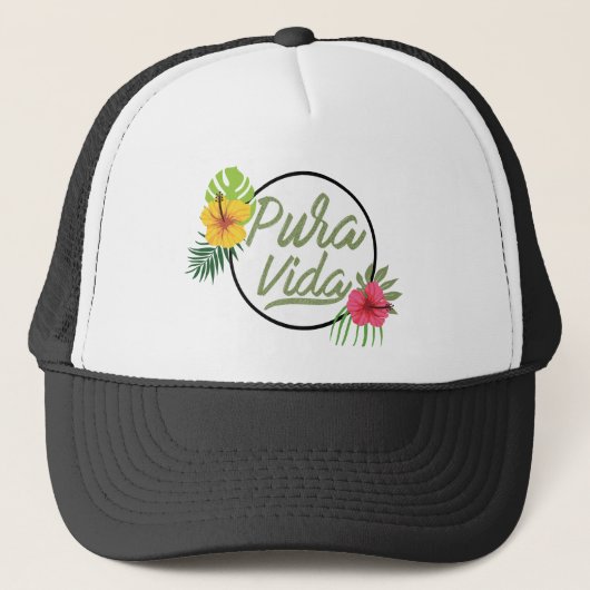 Pura vida trucker pet (Voorkant)