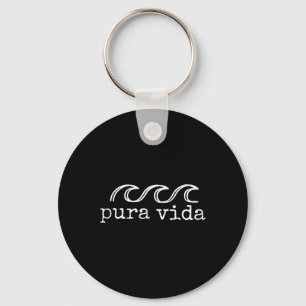 Pura Vida Wave Surfen Costa Rica Souvenir Sleutelhanger