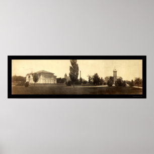 Purdue Universiteit in Foto 1904 Poster