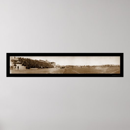 Purdue Vs Northwestern Foto 1913 Poster (Voorkant)