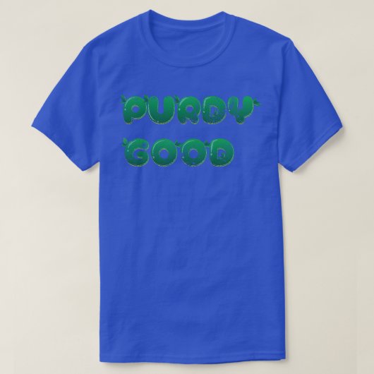 Purdy Good Fan Design T-shirt (Design voorkant)