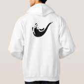 PURE Aesthetic Minimalist Quote | Clean Modern Typ Hoodie (Achterkant)