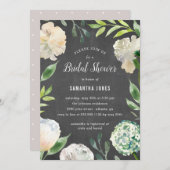 Pure Beauté Chalkboard Douche Fête Invitation (Devant / Derrière)