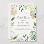 Pure Beauté nuptiale Invitation douche (Devant)