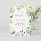 Pure Beauté nuptiale Invitation douche (Debout devant)