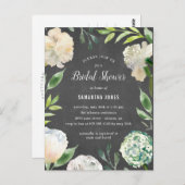 Pure Beauté nuptiale Invitation douche (Devant / Derrière)