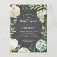 Pure Beauté nuptiale Invitation douche