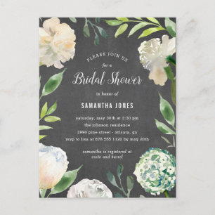 Pure Beauté nuptiale Invitation douche