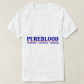 Pure bloed Ongemaskeerd Ongevaccineerd Onbevreesd  T-shirt (Design voorkant)