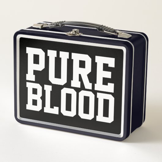 PURE BLOED RETRO METAL LUNCHBOX (Voorkant)