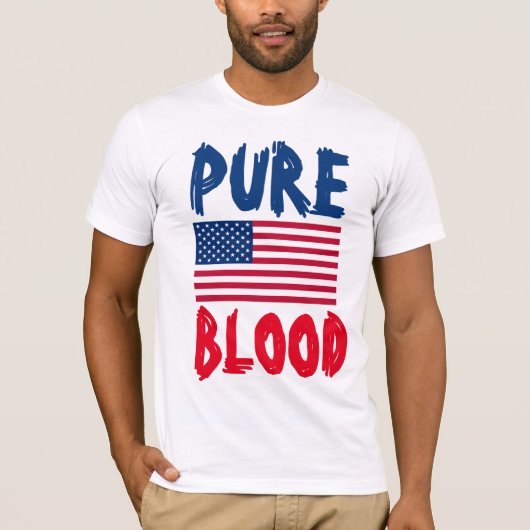 PURE BLOOD PATRIOT DAD (ANTI-VAX) T-Shirts (Devant)