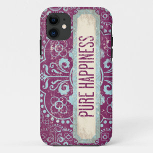 Pure Bonheur Purple Blue iPhone 5/5S Coque