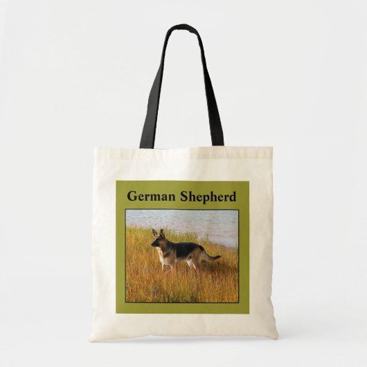 Pure Bred German Shepherd Foto van Bag Tote Bag (Voorkant)