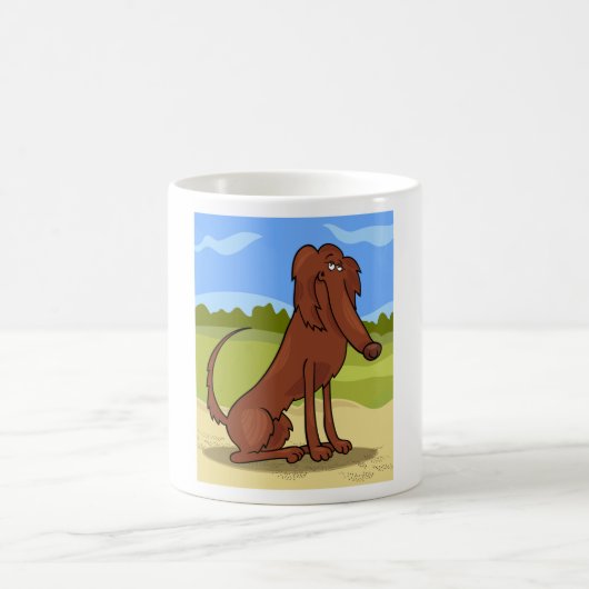 Pure Bred Irish Setter Dog Coffee Mug (Centre)