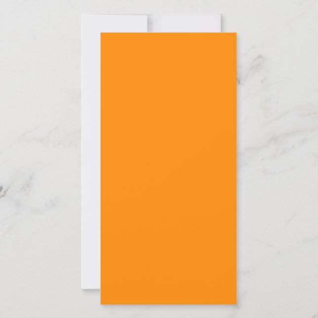 Pure Bright Orange Aangepaste sjabloon blanco (Voorkant)