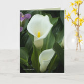 Pure Calla Kaart (Gele Bloem)