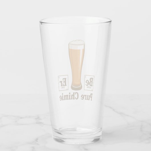 Pure chimie glas (Achterkant)