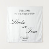 Pure Eleganz Weiss Wandkleed (Voorkant)