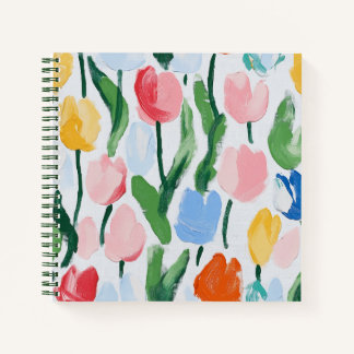 Pure en leuke Tulpen Squared Notitieboek