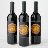 Pure esdoornsiroop label Sjabloon Wijn Etiket (Flessen)