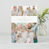 Pure feestdag feestdagenkaart (Staand voorkant)