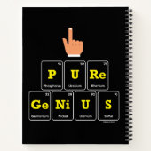 Pure Genius Notitieboek (Achterkant)