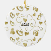 Pure Gold Butterfly Keramisch Ornament (Achterkant)