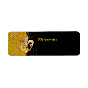 Pure Gold Fleur de Lis Etiket