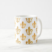 Pure Gold Fleur de Lis Koffiemok (Voorkant rechts)