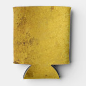 PURE GOLD LEAF Patroon + jouw tekst / foto Blikjeskoeler (Voorkant)