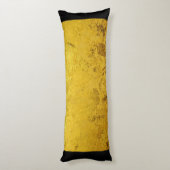 PURE GOLD LEAF Patroon + jouw tekst / foto Lichaamskussen (Achterkant (Verticaal))