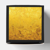 PURE GOLD-patroon / goudblad Bedankdoosjes (Bovenkant)