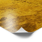 PURE GOLD-patroon / goudblad Foto Afdruk (Hoek)