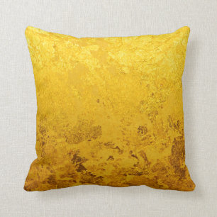 PURE GOLD-patroon / goudblad Kussen