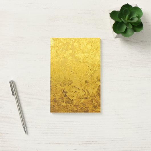PURE GOLD-patroon / goudblad Post-it® Notes (Kantoor)