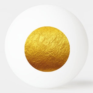 PURE GOLD-patroon / goudpapier Pingpongballen