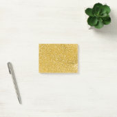 PURE GOLD Splatter Patroon + jouw tekst / foto Post-it® Notes (Kantoor)